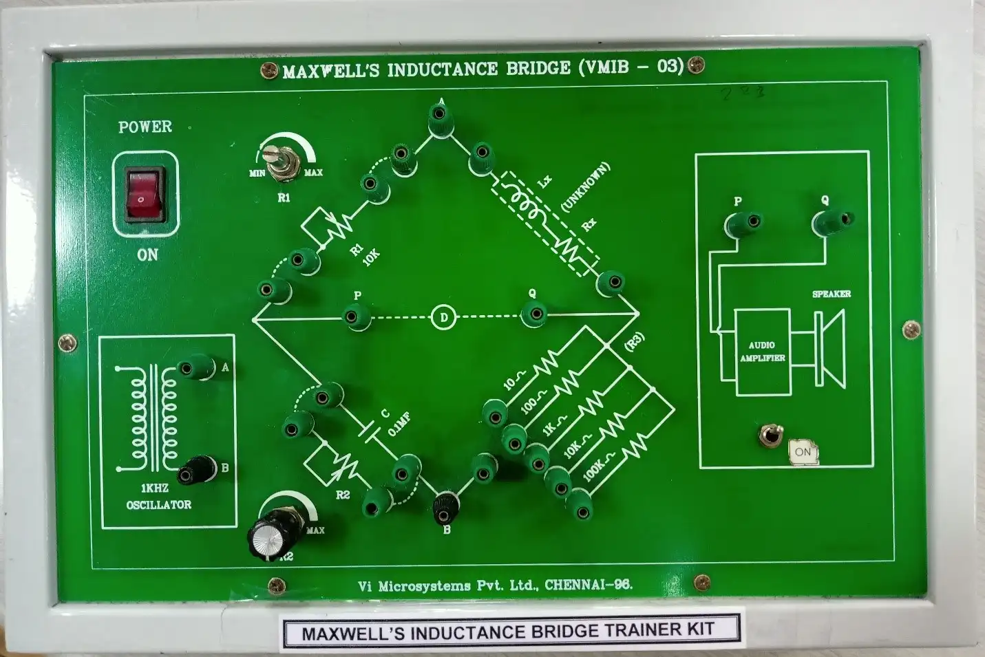 Maxwells Inductance Bridge